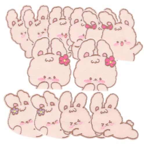 Homoyoyo 12 Stück Teiliges Gestickte Aufnäher Selbstklebende Cartoon Tier motive Niedliche DIY Patches für Kleidung Taschen Hüte Schuhe Vielseitige Dekorative Flicken für Jacken Hosen von Homoyoyo