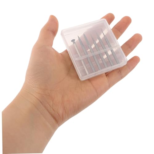 Homoyoyo 12 Stück Teiliges Holzschnitzbohrer mit Schaft Verschleißfeste Metallbits für Präzises Gravieren Vielseitig Einsetzbar für DIY Holzschnitzerei und Professionelle Mikrodetails Homoyoyo 12 Stück Teiliges Holzschnitzbohrer mit Schaft Verschleißfeste Metallbits für Präzises Gravieren Vielseitig Einsetzbar für DIY Holzschnitzerei und Professionelle Mikrodetails von Homoyoyo