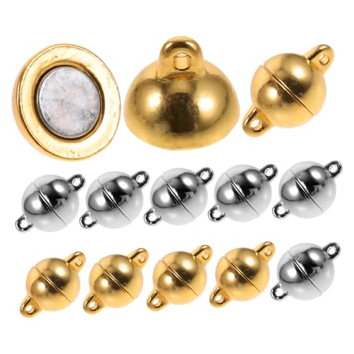 Homoyoyo 12 Stück Teiliges Magnetisches Schmuckverschluss Langlebige DIY Magnetverschlüsse für Halsketten und Armbänder Verarbeitung Einfache Einhandbedienung Geeignet für Homoyoyo 12 Stück Teiliges Magnetisches Schmuckverschluss Langlebige DIY Magnetverschlüsse für Halsketten und Armbänder Verarbeitung Einfache Einhandbedienung Geeignet für von Homoyoyo