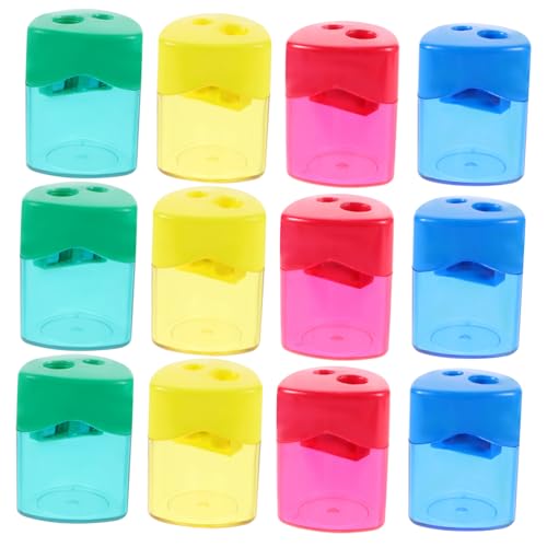 Homoyoyo 12 Stück Teiliges Manuelles Bleistiftspitzer Tragbare Doppelloch Anspitzer Leichte Handliche Bleistiftspitzer für Büro Schule Künstler und Schüler Platzsparend und Langlebig Homoyoyo 12 Stück Teiliges Manuelles Bleistiftspitzer Tragbare Doppelloch Anspitzer Leichte Handliche Bleistiftspitzer für Büro Schule Künstler und Schüler Platzsparend und Langlebig von Homoyoyo