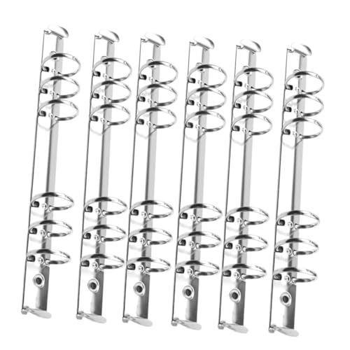 Homoyoyo 12 Stück Teiliges Metall ringbuch Silber Binderinge Loseblatt Ordner Büro Schule Scrapbook Hefter Langlebig Leicht Transportabel Homoyoyo 12 Stück Teiliges Metall ringbuch Silber Binderinge Loseblatt Ordner Büro Schule Scrapbook Hefter Langlebig Leicht Transportabel von Homoyoyo