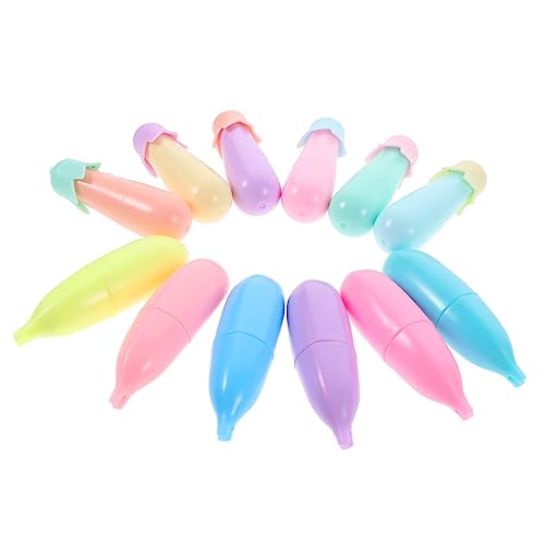 Homoyoyo 12 Stück Teiliges Mini Cartoon Marker Tragbare Bunte Textmarker Stifte Leichte Kompakte Markierungsstifte für Schule Büro Sanfte zum Hervorheben Wichtiger Notizen Homoyoyo 12 Stück Teiliges Mini Cartoon Marker Tragbare Bunte Textmarker Stifte Leichte Kompakte Markierungsstifte für Schule Büro Sanfte zum Hervorheben Wichtiger Notizen von Homoyoyo