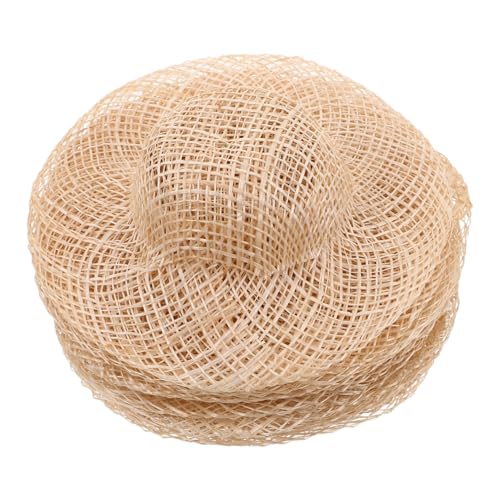 Homoyoyo 12 Stück Teiliges Mini Handgewebte Strohhüte Kleine Puppenhüte für DIY Bastelprojekte Langlebige Mini Hüte Vielseitiges Zubehör für Puppen Schmuck und Dekoration von Homoyoyo