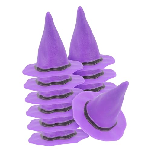 Homoyoyo 12 Stück Teiliges Mini Hexenhüte aus Kunststoff Langlebige Flaschenkappen Dekoration in Leuchtendem für Halloween Partys und DIY Bastelzubehör Homoyoyo 12 Stück Teiliges Mini Hexenhüte aus Kunststoff Langlebige Flaschenkappen Dekoration in Leuchtendem für Halloween Partys und DIY Bastelzubehör von Homoyoyo