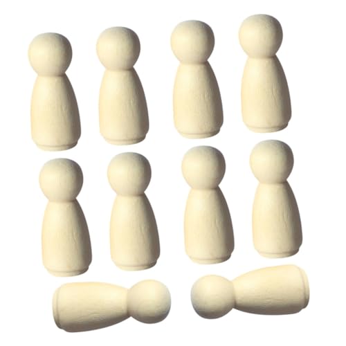 Homoyoyo 12 Stück Teiliges Mini Holzpuppen zum Bemalen DIY Zubehör für Puppenhaus und Mikrolandschaft Naturbelassene Holzfiguren Handbemalbare Dekoration für Bastelfans Homoyoyo 12 Stück Teiliges Mini Holzpuppen zum Bemalen DIY Zubehör für Puppenhaus und Mikrolandschaft Naturbelassene Holzfiguren Handbemalbare Dekoration für Bastelfans von Homoyoyo