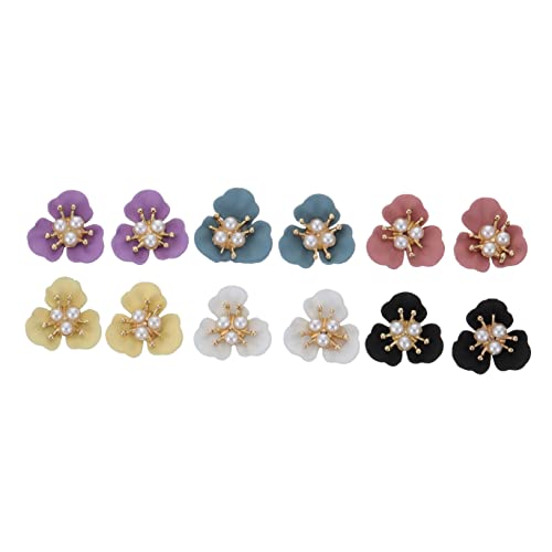 Homoyoyo 12 Stück Teiliges Nagel Dekor mit Dreiblättrigen Perlenblumen aus Nagelcharms in Blau Gelb und Rosé Langlebige Nail Art Sticker für DIY Maniküre und Bastelideen Homoyoyo 12 Stück Teiliges Nagel Dekor mit Dreiblättrigen Perlenblumen aus Nagelcharms in Blau Gelb und Rosé Langlebige Nail Art Sticker für DIY Maniküre und Bastelideen von Homoyoyo