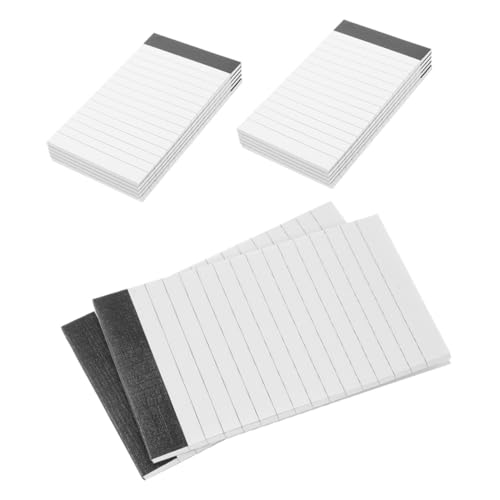 Homoyoyo 12 Stück Teiliges Notizblock Liniert Kompakte Kleine Notizblöcke mit Vielseitige Schreibblöcke für Büro Schule und Unterwegs Praktische Taschenformat Memo Pads von Homoyoyo