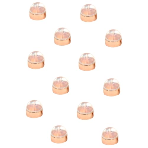 Homoyoyo 12 Stück Teiliges Ohrstecker Verschluss Rosegold Metall Sicherheits Stopper Komfortable Weiche Ohrstecker Rückseiten für DIY Schmuckherstellung und Sicheren Halt bei Schweren Homoyoyo 12 Stück Teiliges Ohrstecker Verschluss Rosegold Metall Sicherheits Stopper Komfortable Weiche Ohrstecker Rückseiten für DIY Schmuckherstellung und Sicheren Halt bei Schweren von Homoyoyo
