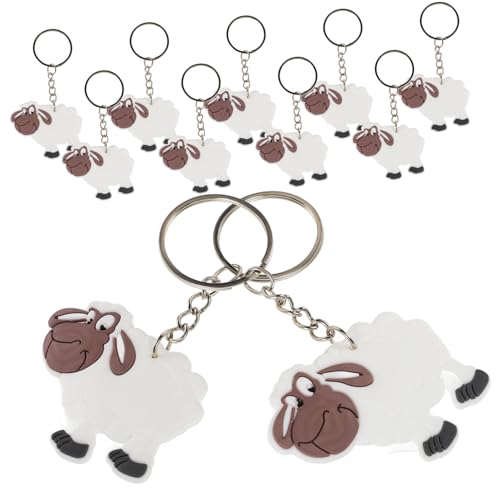 Homoyoyo 12 Stück Teiliges Schaf Schlüsselanhänger Niedliche Cartoon Schaf Anhänger Langlebige Materialien als Partydekoration und für Kindergeburtstag Fasching Halloween Geschenkideen Homoyoyo 12 Stück Teiliges Schaf Schlüsselanhänger Niedliche Cartoon Schaf Anhänger Langlebige Materialien als Partydekoration und für Kindergeburtstag Fasching Halloween Geschenkideen von Homoyoyo
