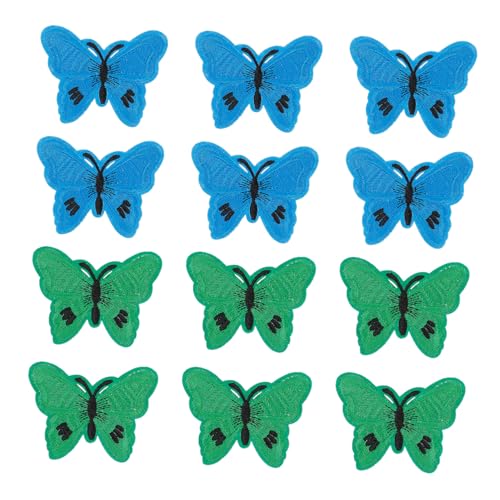 Homoyoyo 12 Stück Teiliges Schmetterling Bügelflicken Bestickte Applikationen zum Aufnähen Hautfreundliche Reparatur Dekorationspatches für Kleidung Taschen Jacken DIY Textilgestaltung Homoyoyo 12 Stück Teiliges Schmetterling Bügelflicken Bestickte Applikationen zum Aufnähen Hautfreundliche Reparatur Dekorationspatches für Kleidung Taschen Jacken DIY Textilgestaltung von Homoyoyo
