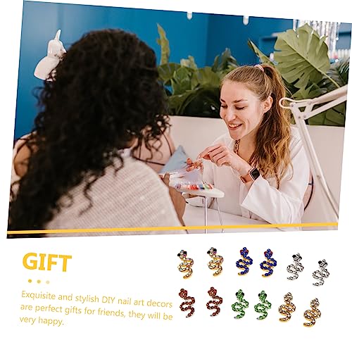 Homoyoyo 12 Stück Teiliges Snake Nail Gems Nagelsteine mit Schlangenmotiv DIY Nageldekorationen für Natürliche und Künstliche Nägel Langlebige Schmuck Nägel Accessoires Einfache Anwendung Homoyoyo 12 Stück Teiliges Snake Nail Gems Nagelsteine mit Schlangenmotiv DIY Nageldekorationen für Natürliche und Künstliche Nägel Langlebige Schmuck Nägel Accessoires Einfache Anwendung von Homoyoyo