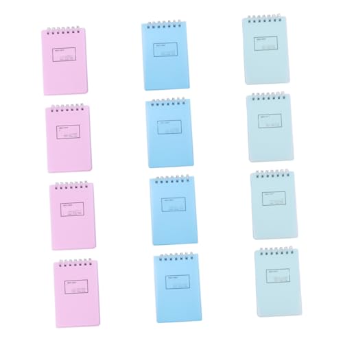 Homoyoyo 12 Stück Teiliges Spiralblock Einfacher Notizblock mit Binder Ring Blanko Blätter Tragbares Notizbuch für Schule Büro Reisen Praktische Schreibunterlage Zufällige Zufällige Farbe Homoyoyo 12 Stück Teiliges Spiralblock Einfacher Notizblock mit Binder Ring Blanko Blätter Tragbares Notizbuch für Schule Büro Reisen Praktische Schreibunterlage Zufällige Zufällige Farbe von Homoyoyo
