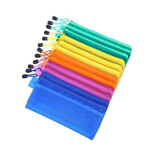 Homoyoyo 12 Stück Teiliges Tragbare PVC Dokumententasche mit Reißverschluss Wasserdichter Farbenfroher und Robuster Stiftbeutel für Büro und Schule Zufällige Farben Zufällige Farbe Homoyoyo 12 Stück Teiliges Tragbare PVC Dokumententasche mit Reißverschluss Wasserdichter Farbenfroher und Robuster Stiftbeutel für Büro und Schule Zufällige Farben Zufällige Farbe von Homoyoyo