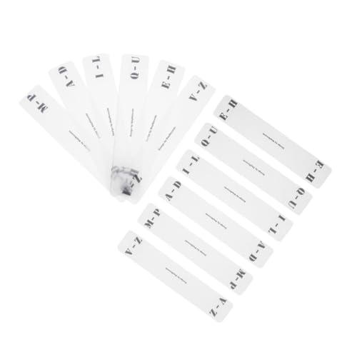 Homoyoyo 12 Stück Teiliges Transparente Vinyl Schallplatten Trennkarten A z Alphabet Vinyl Organizer Horizontale und Senkrechte CD Klassifizierungskarten Einfache Sortierung und Schnelle Homoyoyo 12 Stück Teiliges Transparente Vinyl Schallplatten Trennkarten A z Alphabet Vinyl Organizer Horizontale und Senkrechte CD Klassifizierungskarten Einfache Sortierung und Schnelle von Homoyoyo