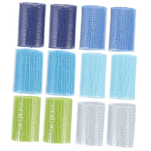 Homoyoyo 12 Stück Teppich Bestickte Wolle Getuftet Diy-garne Für Teppiche Verriegeln Herstellung Teppichhakengarn Teppiche, Die Garne Herstellen Baumwolle Knüpfgarn Acryl von Homoyoyo