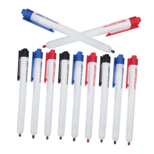 Homoyoyo 12 Stück Whiteboard -marker Wischen Klassenzimmermarkierungen Trockener Löschstift Marker Löschen Trockenlöschmarker Für Die Schule Textmarker Bußgeld Tafel Löschen Lehrer Plastik Homoyoyo 12 Stück Whiteboard -marker Wischen Klassenzimmermarkierungen Trockener Löschstift Marker Löschen Trockenlöschmarker Für Die Schule Textmarker Bußgeld Tafel Löschen Lehrer Plastik von Homoyoyo