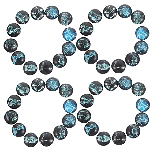 Homoyoyo 120 Stück Cabochons mit Muster Schmuckzubehör für DIY Projekte für Schlüsselanhänger und Schmuckherstellung von Homoyoyo