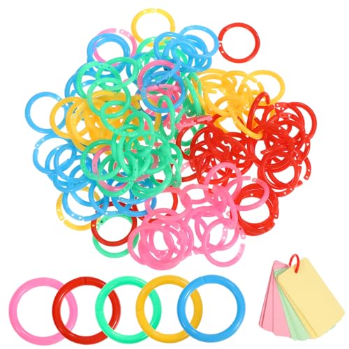 Homoyoyo 120 Stück Plastikring Farbig Notizbuch Dokumentieren Für Größe Lockeres Blatt Farbe Karteikarten Schild Scrapbooking Form Sammelalbum Bunt Buchringe Binden Flash-karte Klingelt Homoyoyo 120 Stück Plastikring Farbig Notizbuch Dokumentieren Für Größe Lockeres Blatt Farbe Karteikarten Schild Scrapbooking Form Sammelalbum Bunt Buchringe Binden Flash-karte Klingelt von Homoyoyo