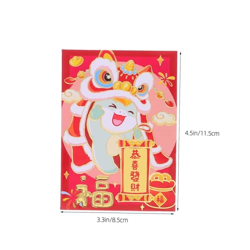 Homoyoyo 120 Stück Rote Umschläge Pferde Design Lunar Year Umschläge für Chinesisches Neujahr Hochzeit Traditionelle Hong Bao Glücksgeldumschläge aus Papier Homoyoyo 120 Stück Rote Umschläge Pferde Design Lunar Year Umschläge für Chinesisches Neujahr Hochzeit Traditionelle Hong Bao Glücksgeldumschläge aus Papier von Homoyoyo