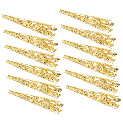 Homoyoyo 120 Stück Teiliges DIY Schmuckzubehör mit Goldfarbenen Trompeten blumen Perlenkappen aus Robustem Metall Langlebig und Rostfrei für Halsketten Armbänder Basteln und Kreative von Homoyoyo
