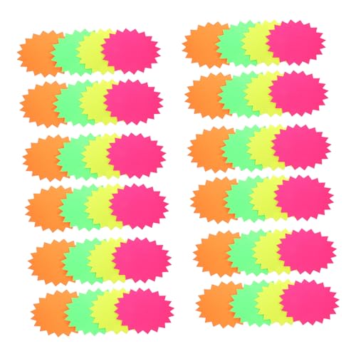 Homoyoyo 120 Stück Teiliges Fluoreszierender Preisschilder Sternform Auffällige Verkaufsetiketten für Supermärkte Einzelhandel Werbeschilder für Laden Praktische Vielseitige Homoyoyo 120 Stück Teiliges Fluoreszierender Preisschilder Sternform Auffällige Verkaufsetiketten für Supermärkte Einzelhandel Werbeschilder für Laden Praktische Vielseitige von Homoyoyo