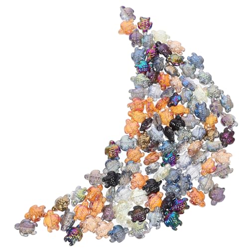 Homoyoyo 120 Stück Teiliges Glasperlen Meeresschildkröte Bunte Kristall Charms DIY Schmuckherstellung Beaded Jewelry Making Kit Spacer Beads für Halsketten Armbänder Homoyoyo 120 Stück Teiliges Glasperlen Meeresschildkröte Bunte Kristall Charms DIY Schmuckherstellung Beaded Jewelry Making Kit Spacer Beads für Halsketten Armbänder von Homoyoyo