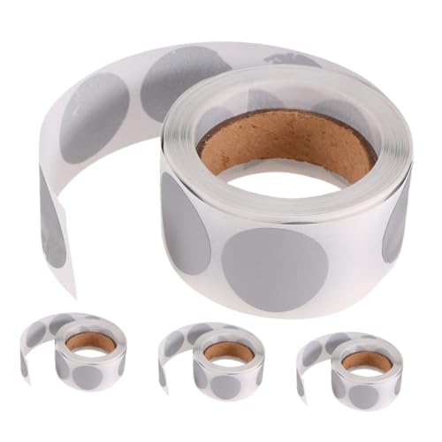 Homoyoyo 1200 Stück Kratzen Sie Selbst Klebendes Papier Kleine Etikettenaufkleber Rundkreiskleber Aufkleber Runde Leere Aufkleber Runde Rubbelaufkleber Selbstklebendes Papier Silber Homoyoyo 1200 Stück Kratzen Sie Selbst Klebendes Papier Kleine Etikettenaufkleber Rundkreiskleber Aufkleber Runde Leere Aufkleber Runde Rubbelaufkleber Selbstklebendes Papier Silber von Homoyoyo