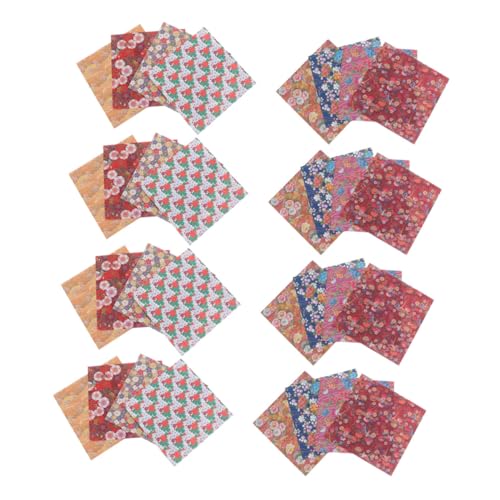 Homoyoyo 120Blätter Origami Papier Doppelseitiges Quadratisches DIY Handwerksklappapier für Bastelarbeiten Scrapbooking und Projekte Verschiedene von Homoyoyo