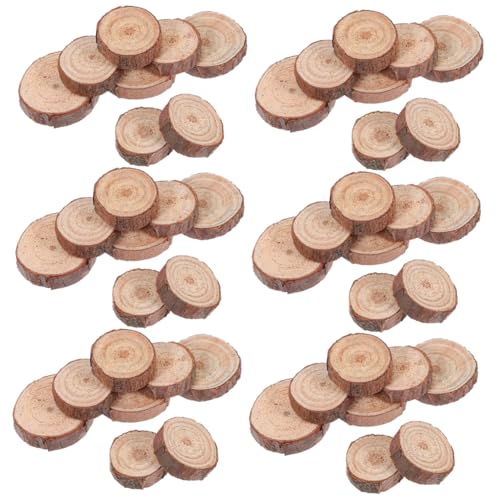 Homoyoyo 120Stücke Holzscheiben Zum Basteln Unbehandelte Runde Holzstücke Dicke DIY Material Für Handwerksprojekte Für Dekoration Homoyoyo 120Stücke Holzscheiben Zum Basteln Unbehandelte Runde Holzstücke Dicke DIY Material Für Handwerksprojekte Für Dekoration von Homoyoyo