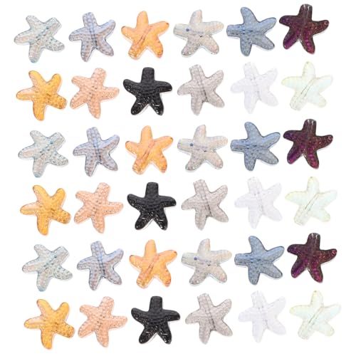 Homoyoyo 120Stücke Kleine Glasperlen Sternchenform Lose Perlen Für DIY Schmuckzubehör Bastelmaterialien Für Halsketten Armbänder Und Ohrringe Homoyoyo 120Stücke Kleine Glasperlen Sternchenform Lose Perlen Für DIY Schmuckzubehör Bastelmaterialien Für Halsketten Armbänder Und Ohrringe von Homoyoyo