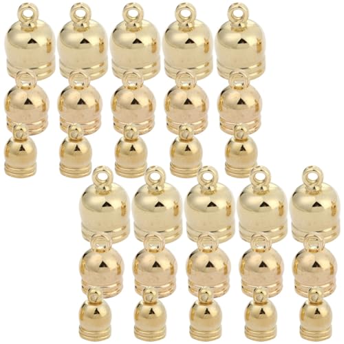 Homoyoyo 120Stücke Kordelstopper für Schmuckherstellung Endkappen für Armbänder und Austauschbare Quastenkappen Verschiedenen Homoyoyo 120Stücke Kordelstopper für Schmuckherstellung Endkappen für Armbänder und Austauschbare Quastenkappen Verschiedenen von Homoyoyo