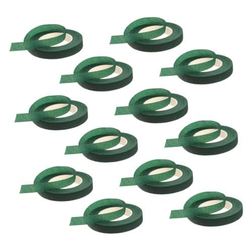 Homoyoyo 12Rollen Blumenstrauß Klebeband Multifunktionales Krepppapier für Frische Verpacken und Gestalten von Blumenarrangements von Homoyoyo