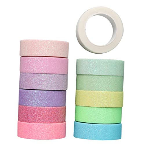 Homoyoyo 12Rollen Dekoratives Washi Tape Verschiedenen Farben DIY Klebeband Für Scrapbooking Geschenkverpackungen Und Bastelprojekte Breit Farbiges Homoyoyo 12Rollen Dekoratives Washi Tape Verschiedenen Farben DIY Klebeband Für Scrapbooking Geschenkverpackungen Und Bastelprojekte Breit Farbiges von Homoyoyo