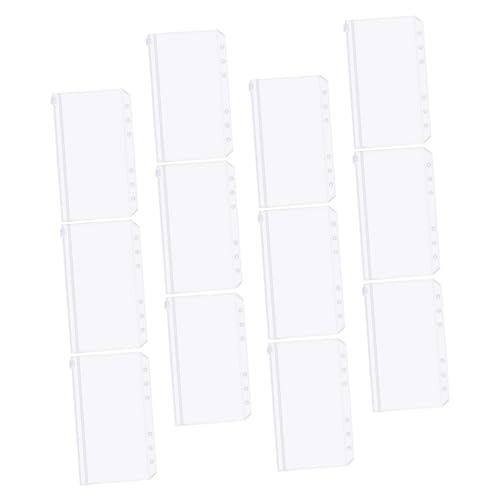 Homoyoyo 12Stücke Binder mit Reißverschluss Dokumentenaufbewahrung Wasserdichte Ordnertaschen für Bürobedarf Transparente Füllungen für Notizen und Quittungen Homoyoyo 12Stücke Binder mit Reißverschluss Dokumentenaufbewahrung Wasserdichte Ordnertaschen für Bürobedarf Transparente Füllungen für Notizen und Quittungen von Homoyoyo