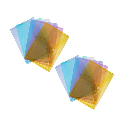 Homoyoyo 12Stücke Dokumenten Ordner Transparente Aktentaschen Aus Wiederverschließbare Aktenordner Für Büro Und Reisen Je Homoyoyo 12Stücke Dokumenten Ordner Transparente Aktentaschen Aus Wiederverschließbare Aktenordner Für Büro Und Reisen Je von Homoyoyo