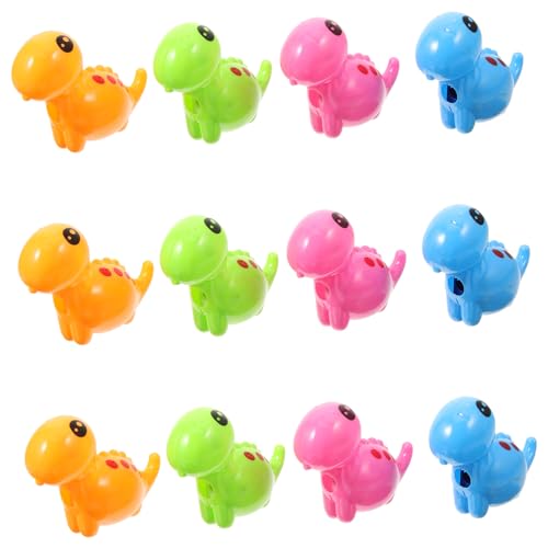 Homoyoyo 12Stücke Kinderstiftschärfer Dinosaurier Design Handliche Bleistiftspitzer Für Kleine Hände Lustige Cartoon Schärfer Für Schule von Homoyoyo