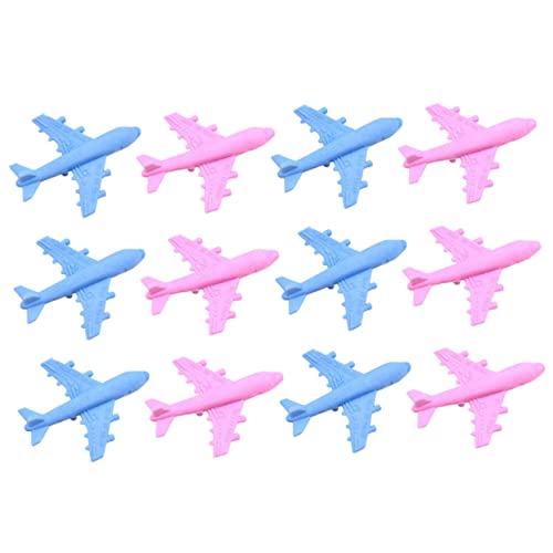 Homoyoyo 12Stücke Lustige Flugzeug Radiergummis Weiche Langlebige Radiergummis Für Schulbedarf Und Mitgebsel Für Kindergeburtstage Zufällige von Homoyoyo