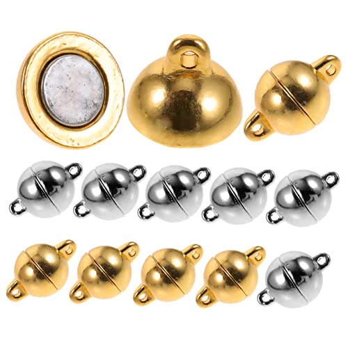 Homoyoyo 12Stücke Magnetische Schmuckverschlüsse für DIY Armbänder Einfache Anwendung für Schmuckherstellung Magnetverschluss Design Hochwertige Verbindungselemente von Homoyoyo