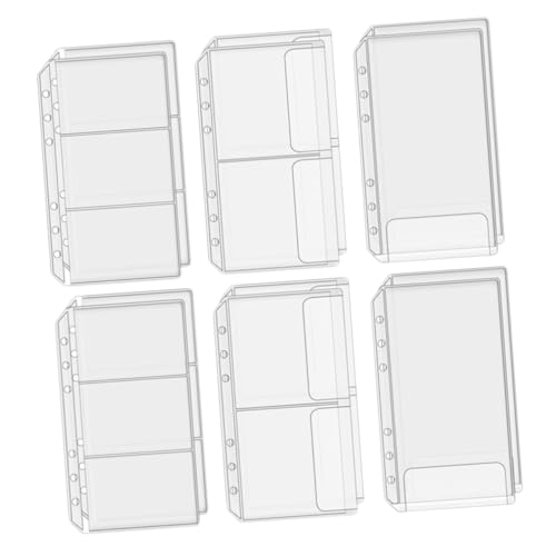 Homoyoyo 12Stücke Ordnertaschen Wasserdichte Transparente Loseblatt Hüllen Für Geldaufbewahrung Karten Und Belege Und Fächer Klaren Binder Pouches Homoyoyo 12Stücke Ordnertaschen Wasserdichte Transparente Loseblatt Hüllen Für Geldaufbewahrung Karten Und Belege Und Fächer Klaren Binder Pouches von Homoyoyo