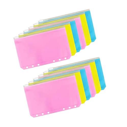 Homoyoyo 12Stücke Reißverschluss Dokumentenbeutel Farbiges mit Löchern und Feuchtigkeitsdicht für Binder und Dokumentenorganisation Praktisch Homoyoyo 12Stücke Reißverschluss Dokumentenbeutel Farbiges mit Löchern und Feuchtigkeitsdicht für Binder und Dokumentenorganisation Praktisch von Homoyoyo