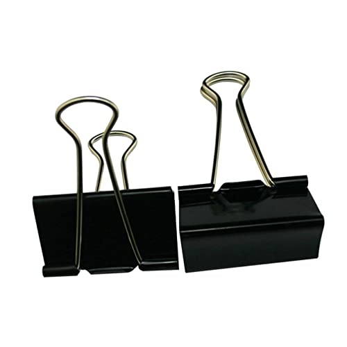 Homoyoyo 12Stücke Schwarze Metallbinderclips Starke Büroklammern für Täglichen Gebrauch Geeignet für Dokumente und Schreibwaren Haltekraft für Organisation Homoyoyo 12Stücke Schwarze Metallbinderclips Starke Büroklammern für Täglichen Gebrauch Geeignet für Dokumente und Schreibwaren Haltekraft für Organisation von Homoyoyo