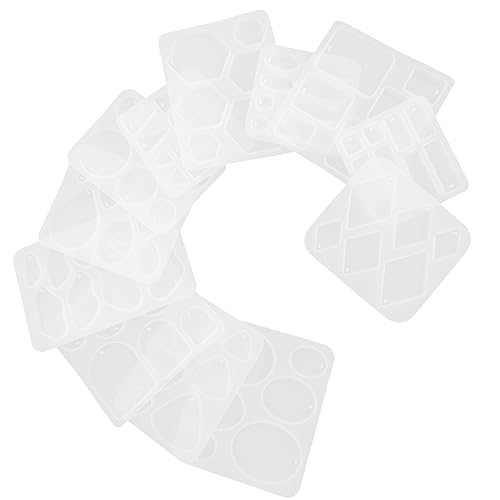 Homoyoyo 12Stücke Silikonformen Für Epoxidharz Schmuckanhänger Ohrstecker Und Halsketten DIY Gießformen Für Projekte Vielseitige Formen Für Schmuckherstellung Homoyoyo 12Stücke Silikonformen Für Epoxidharz Schmuckanhänger Ohrstecker Und Halsketten DIY Gießformen Für Projekte Vielseitige Formen Für Schmuckherstellung von Homoyoyo