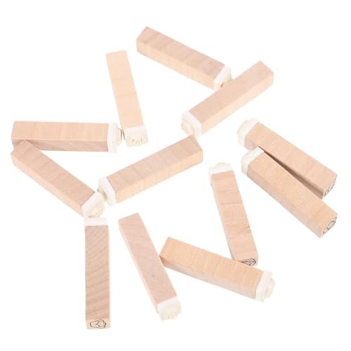 Homoyoyo 12Stücke Teiliges Holzstempelset für DIY Projekte Multifunktionale Tintenstempel mit Cartoon Mustern für Scrapbooking und Kreative Bastelarbeiten als für Freunde Homoyoyo 12Stücke Teiliges Holzstempelset für DIY Projekte Multifunktionale Tintenstempel mit Cartoon Mustern für Scrapbooking und Kreative Bastelarbeiten als für Freunde von Homoyoyo