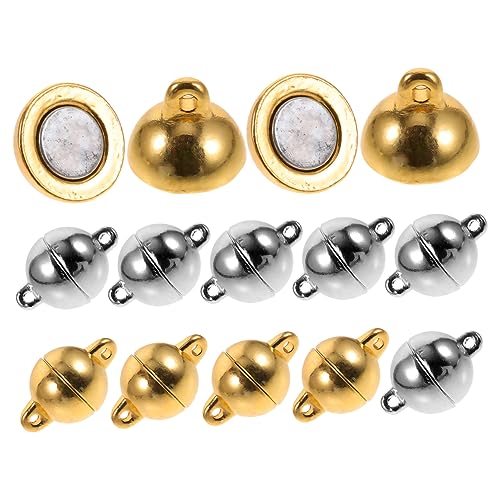 Homoyoyo Magnetverschlüsse für Schmuck 12 Stück Selbstgemacht Halskettenverschluss Magnetische Armbandverschlüsse Einfaches und Ablegen Zubehör zur Schmuckherstellung Homoyoyo Magnetverschlüsse für Schmuck 12 Stück Selbstgemacht Halskettenverschluss Magnetische Armbandverschlüsse Einfaches und Ablegen Zubehör zur Schmuckherstellung von Homoyoyo