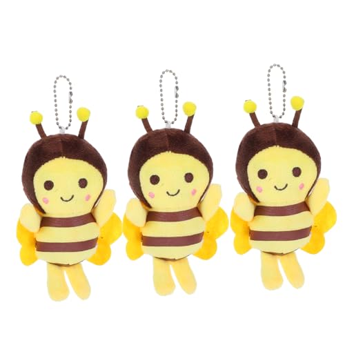 Homoyoyo 12stücke Teiliges Plüsch Biene Süße Backpack Deko Schlüsselring Weiche Hängedekoration Für Taschen Und Handys Für Erwachsene Homoyoyo 12stücke Teiliges Plüsch Biene Süße Backpack Deko Schlüsselring Weiche Hängedekoration Für Taschen Und Handys Für Erwachsene von Homoyoyo