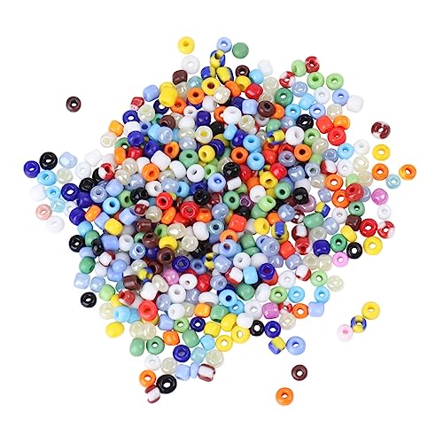Homoyoyo 1350Stücke Glasperlen Gemischte Farben für DIY Schmuckherstellung Halsketten und Armbänder für Bastelprojekte und Kinderentwicklung von Homoyoyo