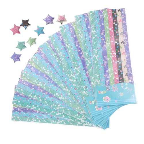Homoyoyo 1360 Stück Teiliges Sternfaltpapier Buntes Origami papier mit Mustern DIY Bastelset für Jugendliche Faltpapier für Handarbeiten und Glücksbringer Homoyoyo 1360 Stück Teiliges Sternfaltpapier Buntes Origami papier mit Mustern DIY Bastelset für Jugendliche Faltpapier für Handarbeiten und Glücksbringer von Homoyoyo