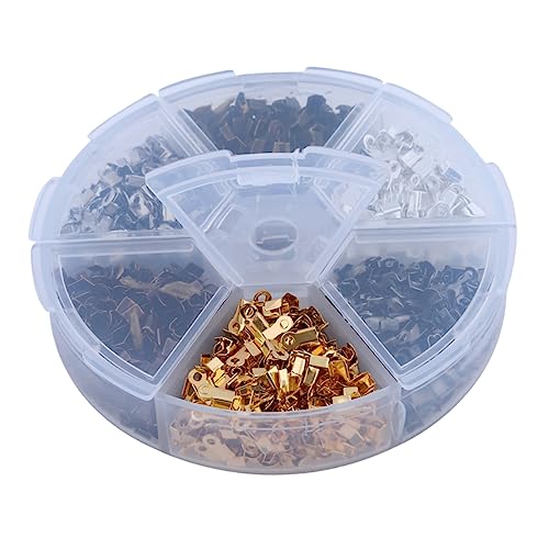 Homoyoyo 1380 Stück Teiliges Bunte Quetschperlen aus Legierung Farben Positionierung Tube Crimp Beads Spacer für Armbandverschlüsse Basteln Robustes DIY Schmuckzubehör Homoyoyo 1380 Stück Teiliges Bunte Quetschperlen aus Legierung Farben Positionierung Tube Crimp Beads Spacer für Armbandverschlüsse Basteln Robustes DIY Schmuckzubehör von Homoyoyo