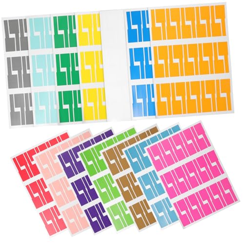 Homoyoyo 14 Blatt Bunte Selbstklebende Kabeletiketten Bögen Wasserfest und Reißfest Praktische Kabelbeschriftung zur Einfachen Organisation und Kennzeichnung von Kabeln und Leitungen Homoyoyo 14 Blatt Bunte Selbstklebende Kabeletiketten Bögen Wasserfest und Reißfest Praktische Kabelbeschriftung zur Einfachen Organisation und Kennzeichnung von Kabeln und Leitungen von Homoyoyo