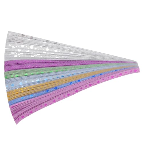 Homoyoyo 140 Stück Origami Stern Papierstreifen Glitzernd Farben Faltpapier für DIY Sterne Basteln Dekorative Papierstreifen für Handwerk Geschenkverpackung und Partydeko Homoyoyo 140 Stück Origami Stern Papierstreifen Glitzernd Farben Faltpapier für DIY Sterne Basteln Dekorative Papierstreifen für Handwerk Geschenkverpackung und Partydeko von Homoyoyo
